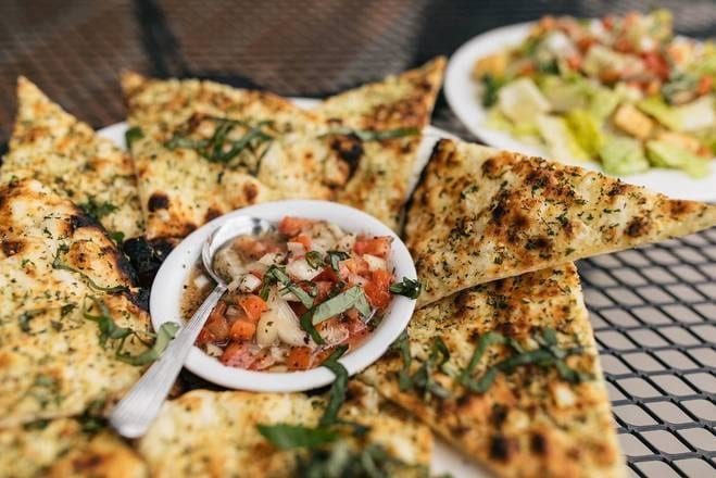 Garlic and Herb Flatbread.