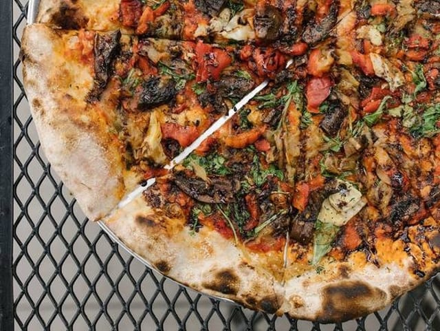 Vegan Pie Pizza.